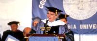 Eric Kandel giving a commencement address.